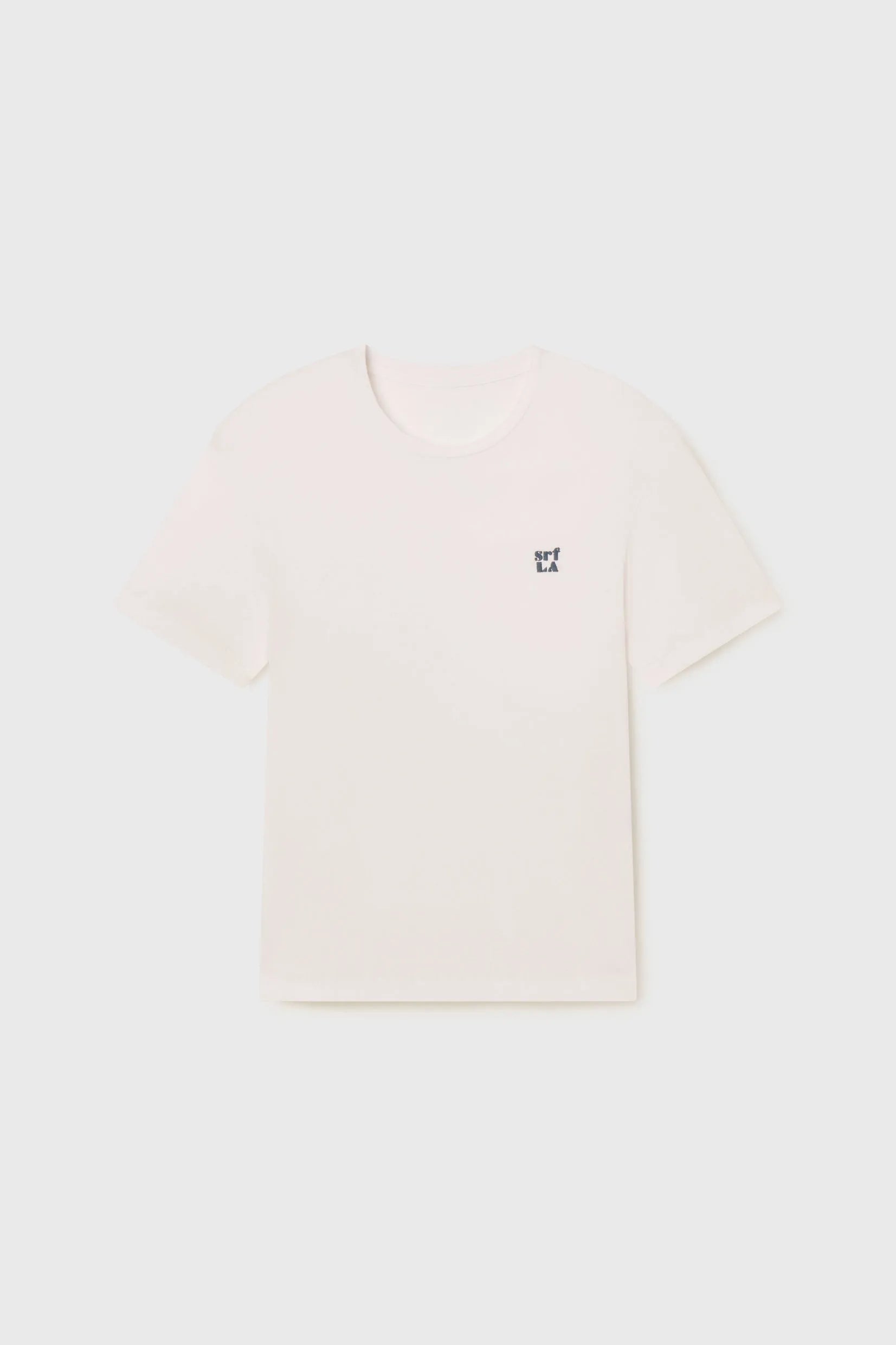 70's SRF LA Slim Tee - Navy Embroidered - Heidi Merrick