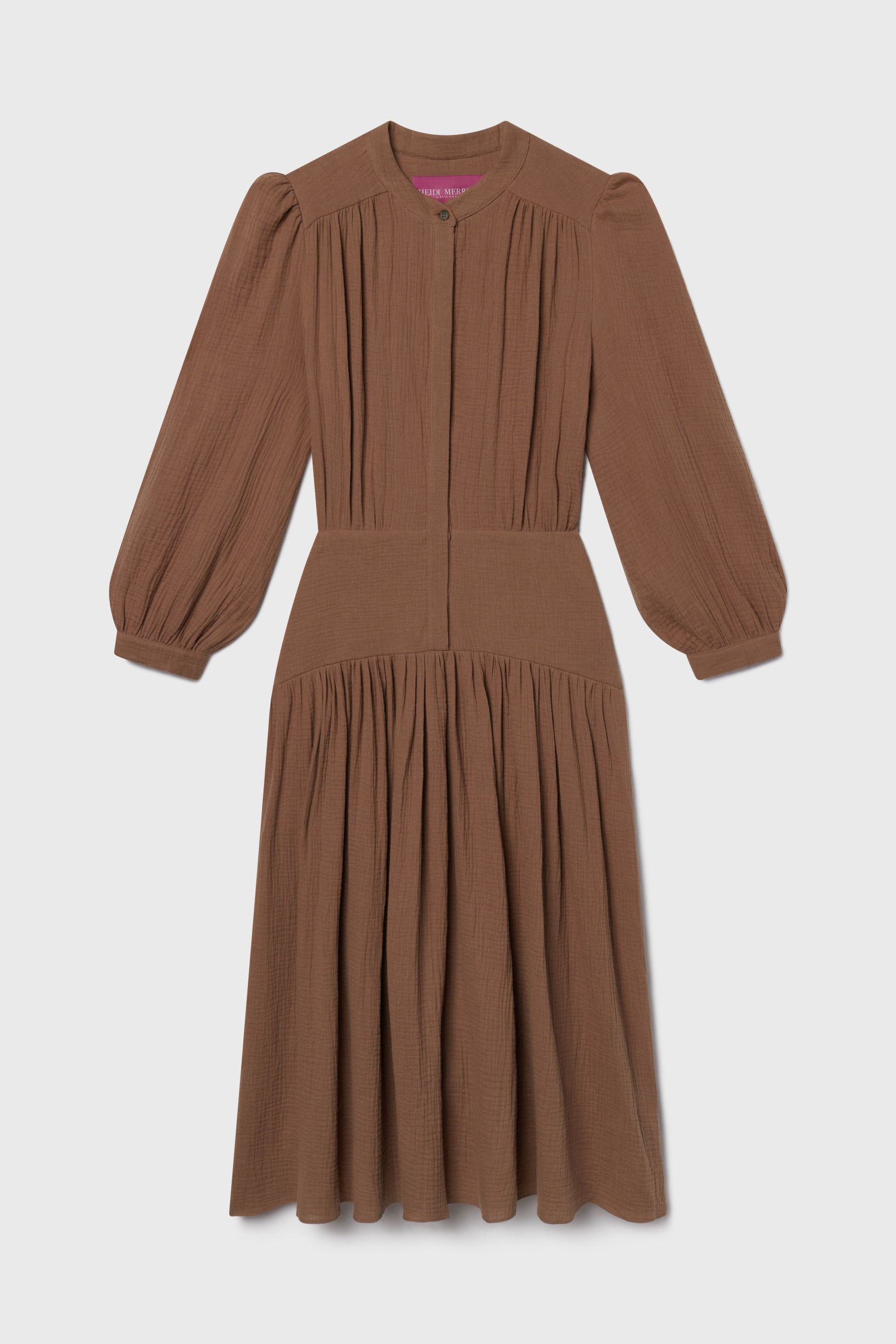 Barcelona Dress - Sable Gauze - Heidi Merrick