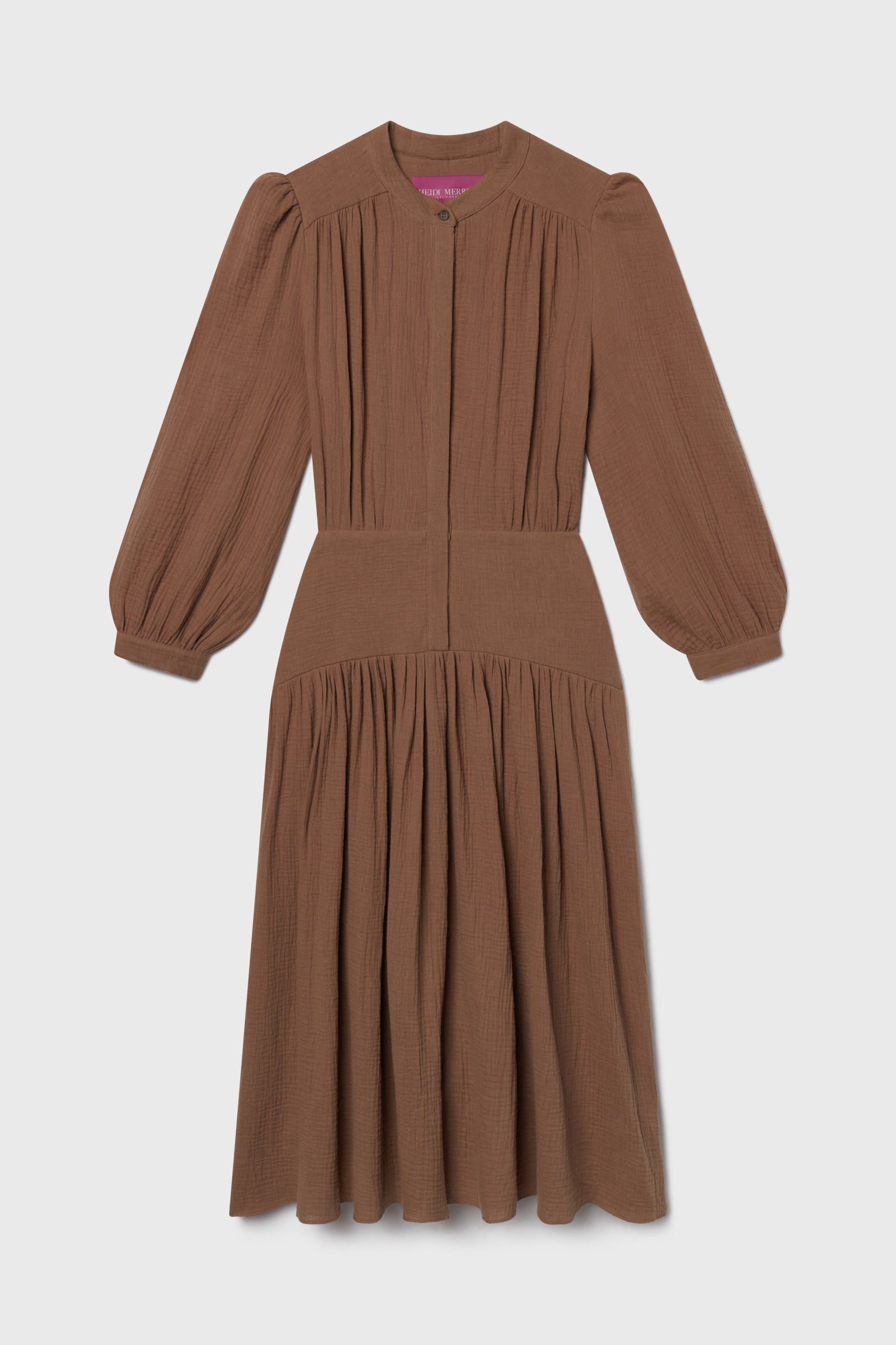 Barcelona Dress - Sable Gauze - Heidi Merrick