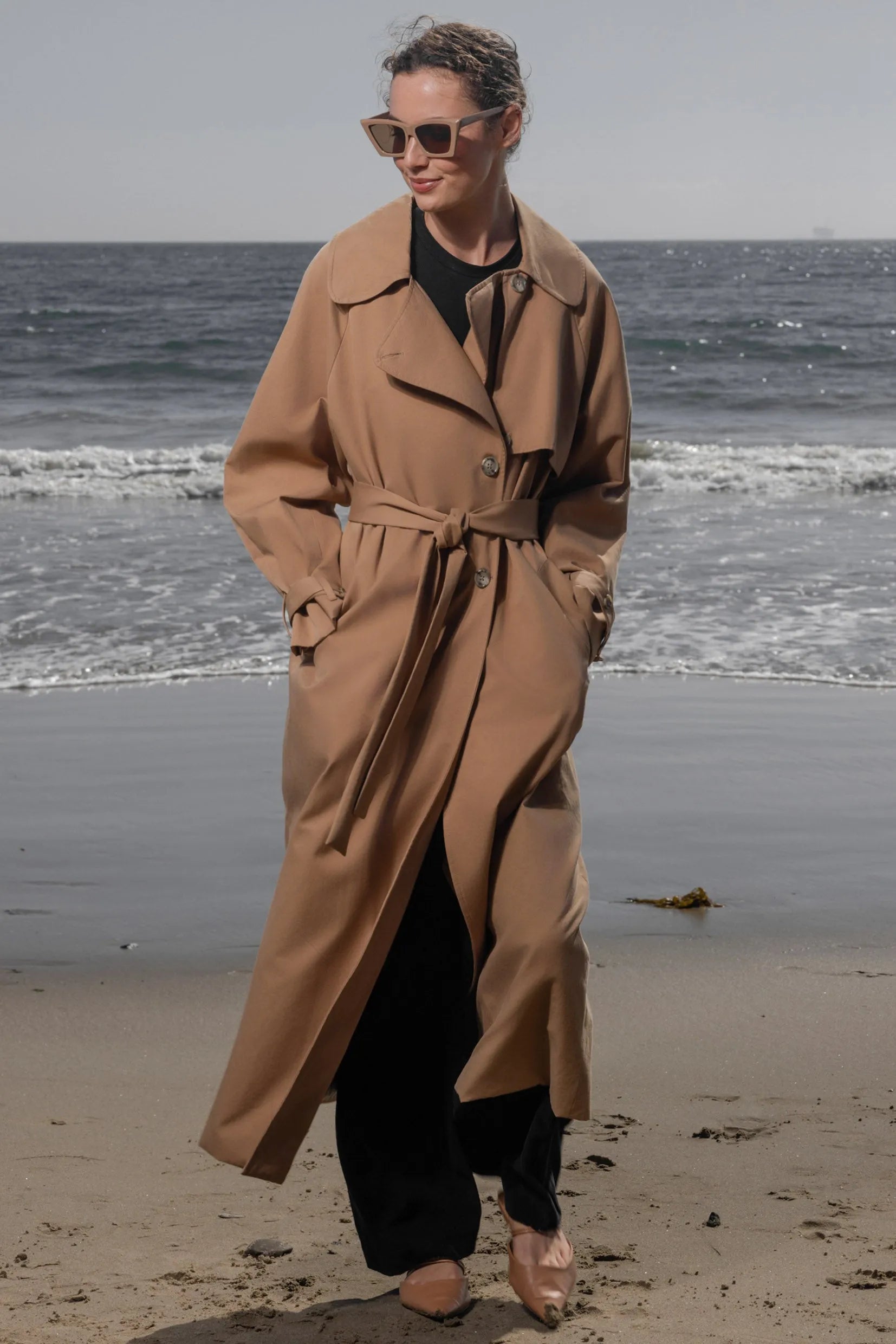 Fog Coat - Caramel Trench - Heidi Merrick