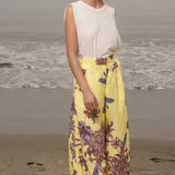 Flareup Trouser - Yellow Batik - Heidi Merrick