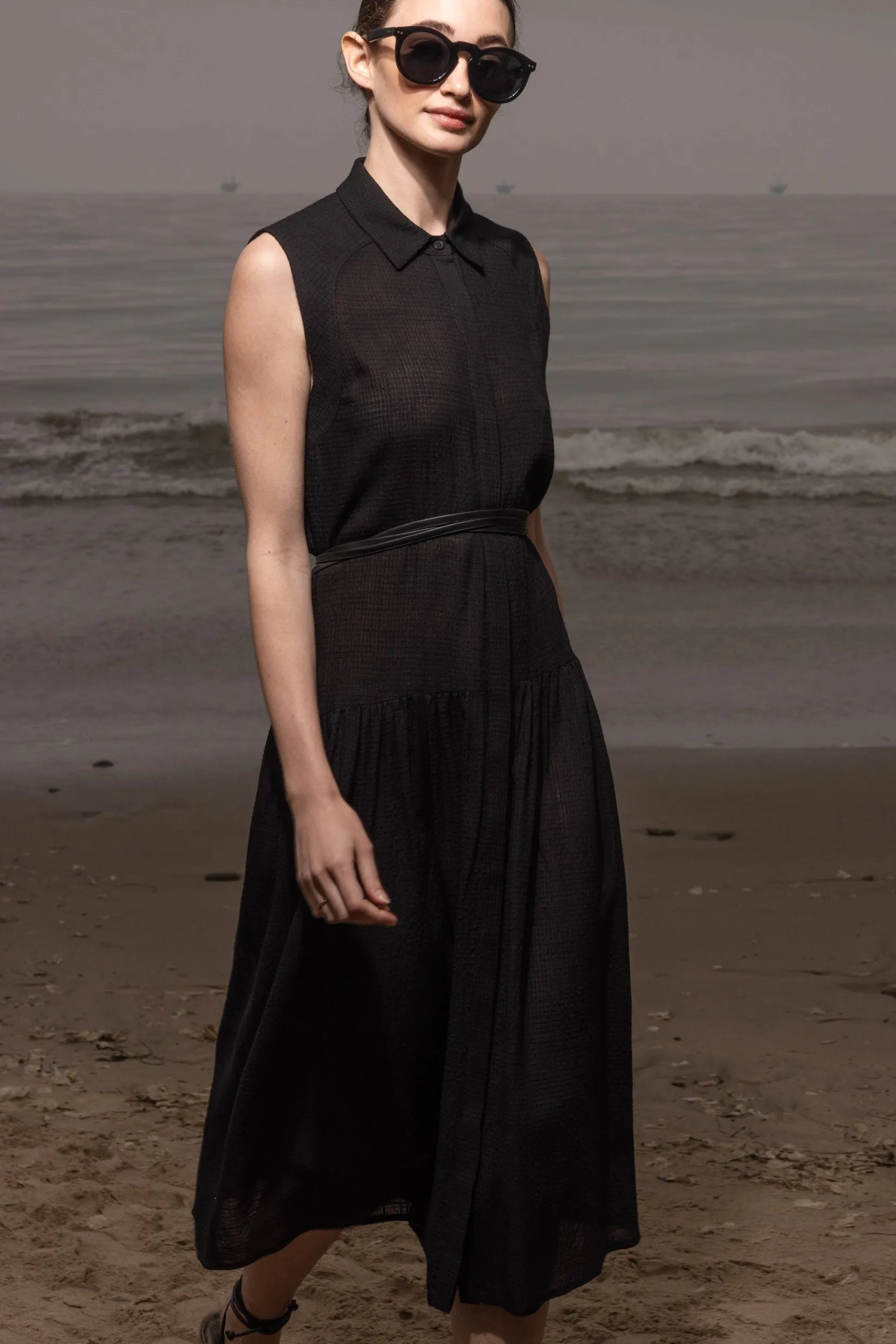 Provence Dress - Jacquard Gingham - Heidi Merrick