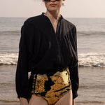 Neptune Bottom - Black & Gold - Heidi Merrick