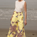 Flareup Trouser - Yellow Batik - Heidi Merrick