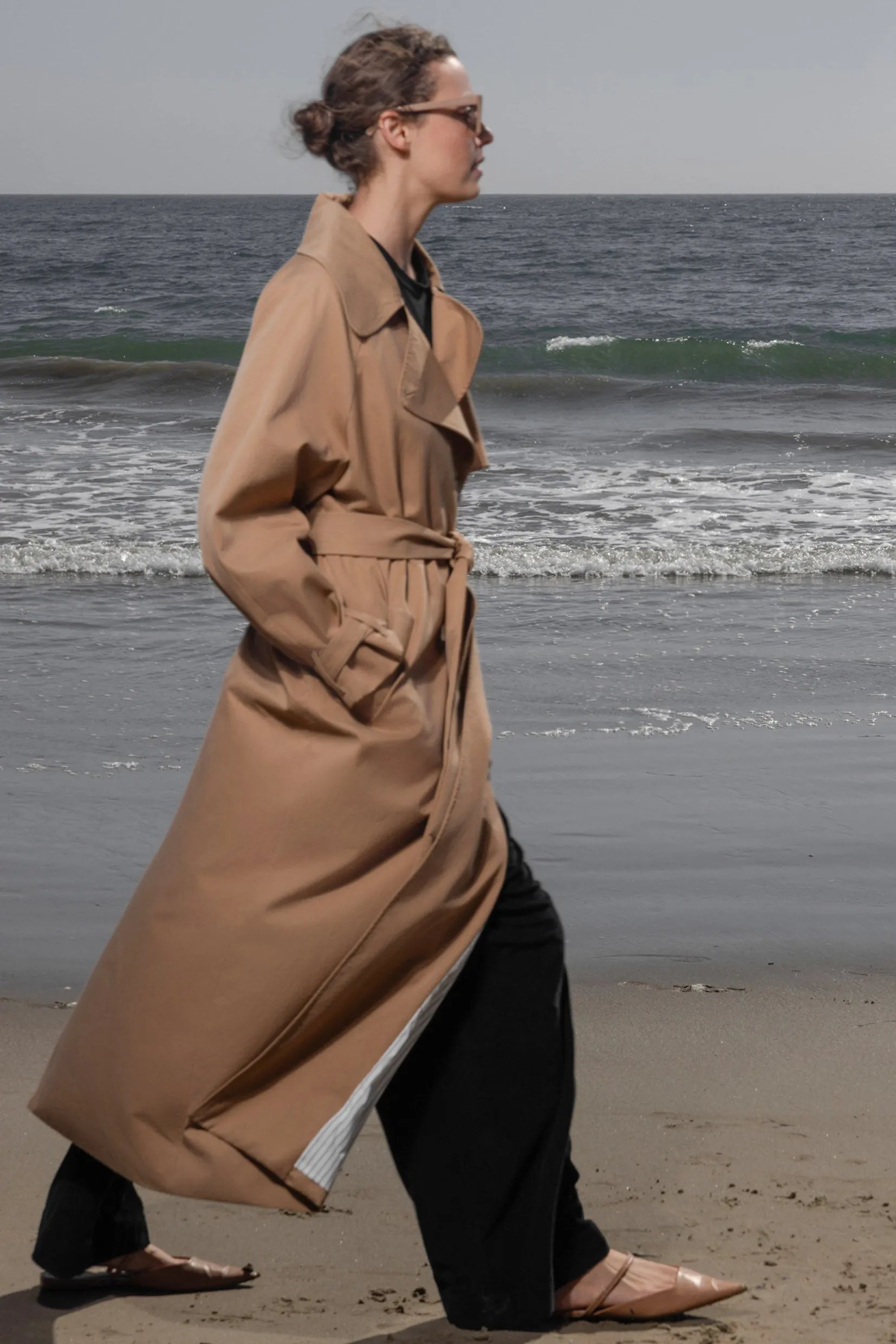 Fog Coat - Caramel Trench - Heidi Merrick