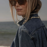 Lisi Top - Denim - Heidi Merrick