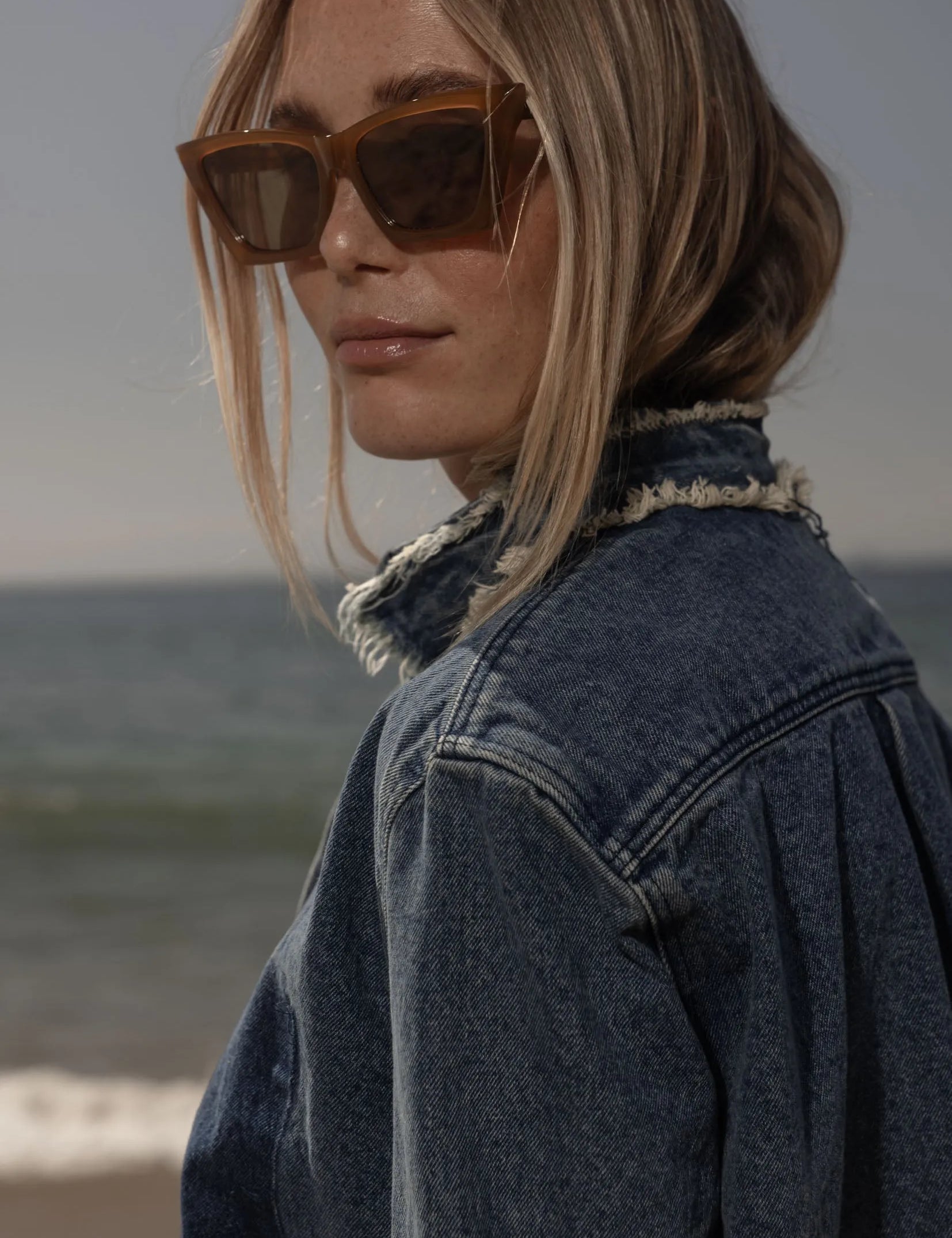 Lisi Top - Denim - Heidi Merrick