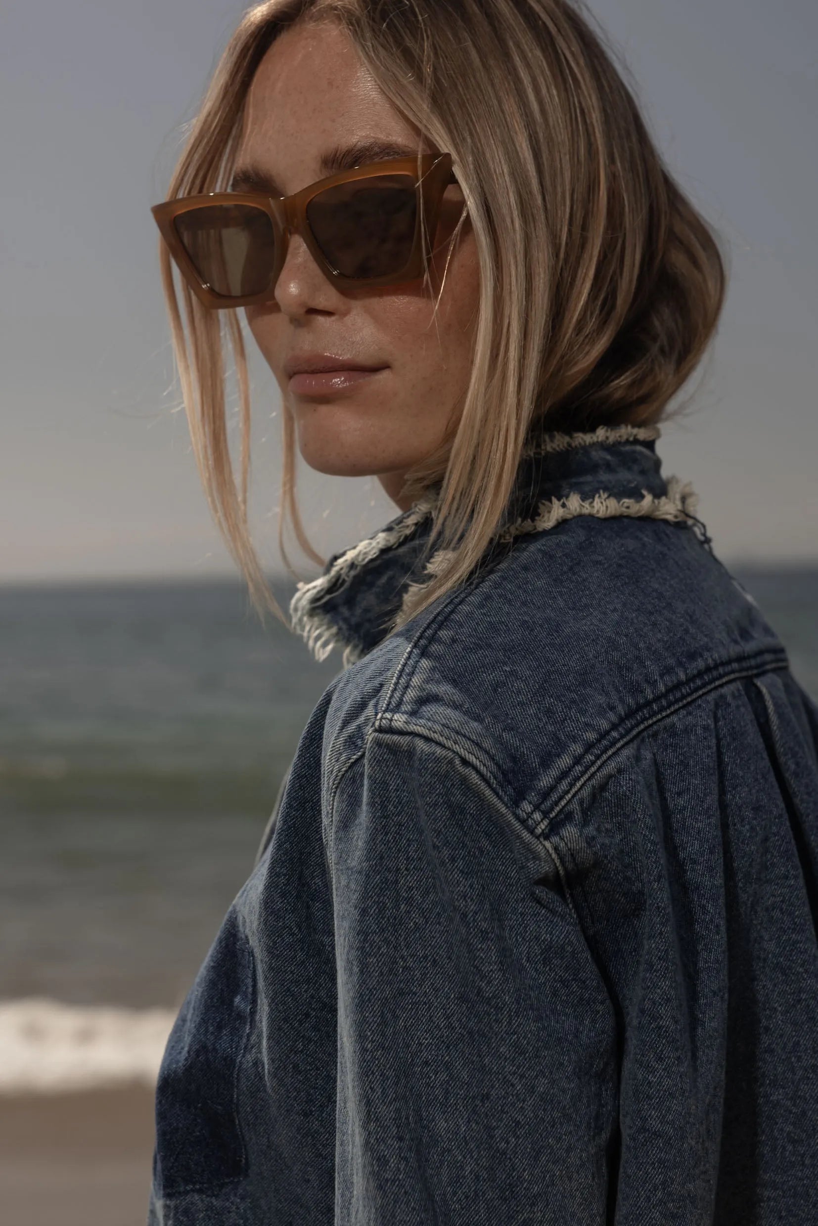Lisi Top - Denim - Heidi Merrick