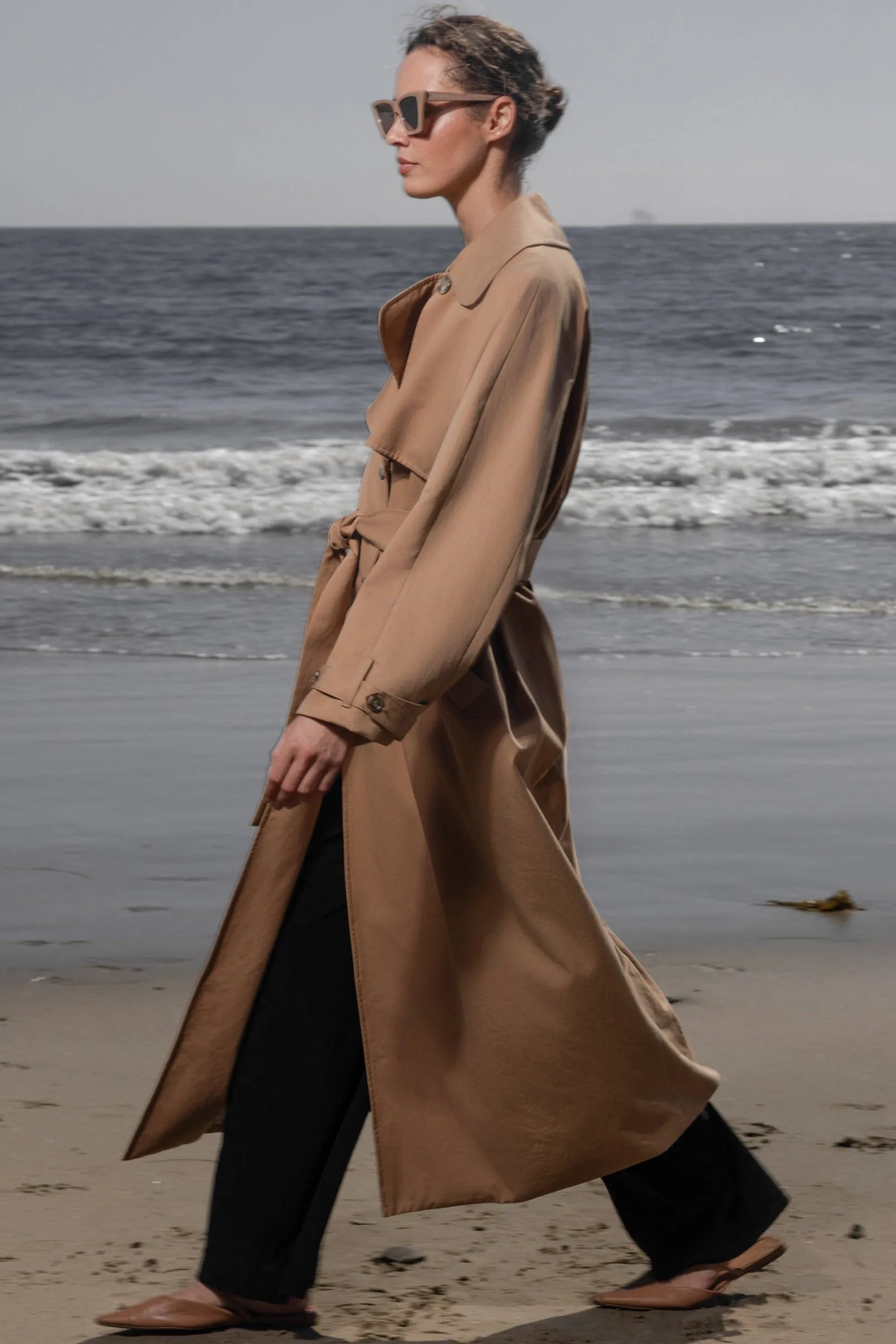 Fog Coat - Caramel Trench - Heidi Merrick