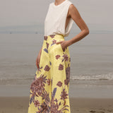 Flareup Trouser - Yellow Batik - Heidi Merrick
