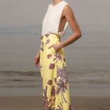Flareup Trouser - Yellow Batik - Heidi Merrick