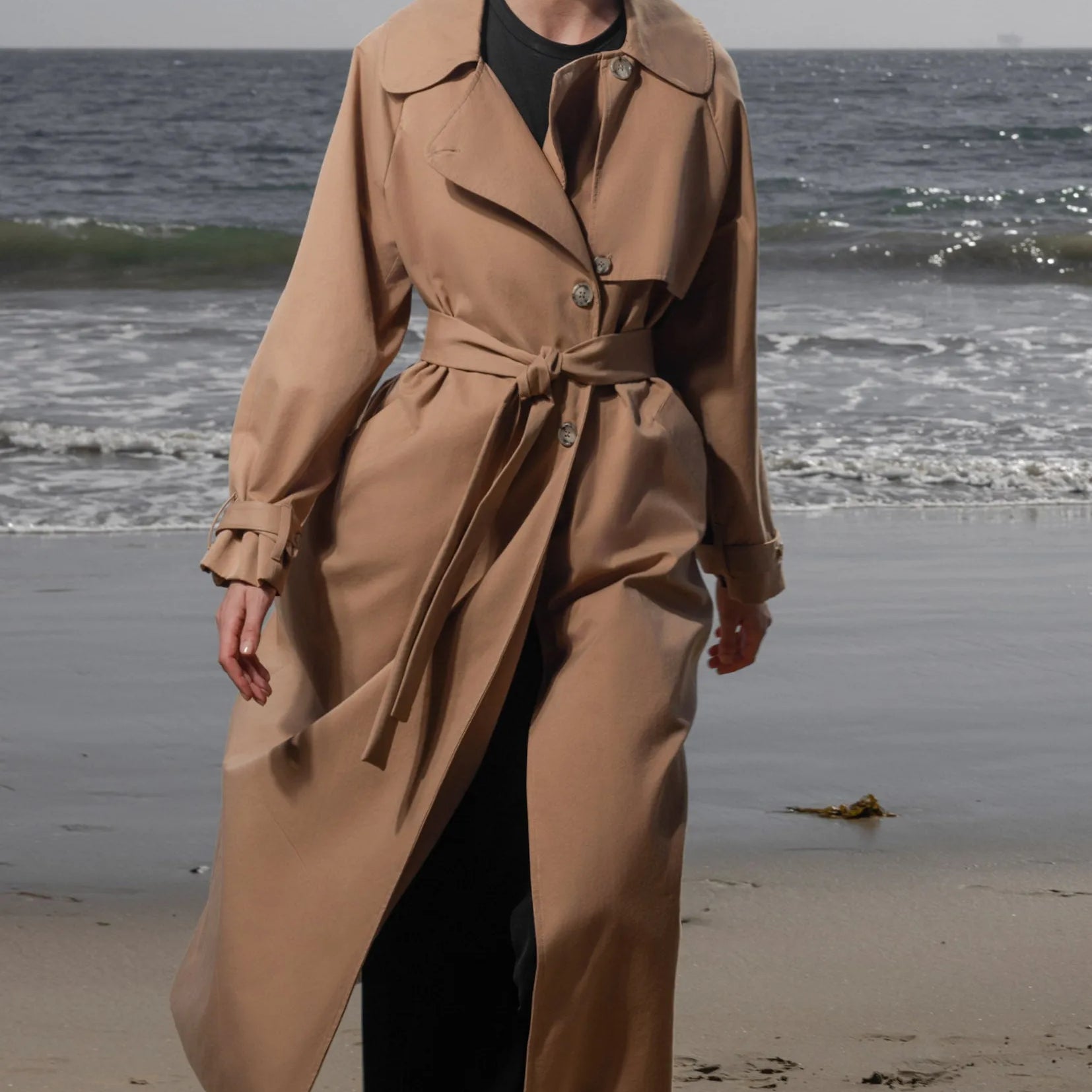Fog Coat - Caramel Trench - Heidi Merrick