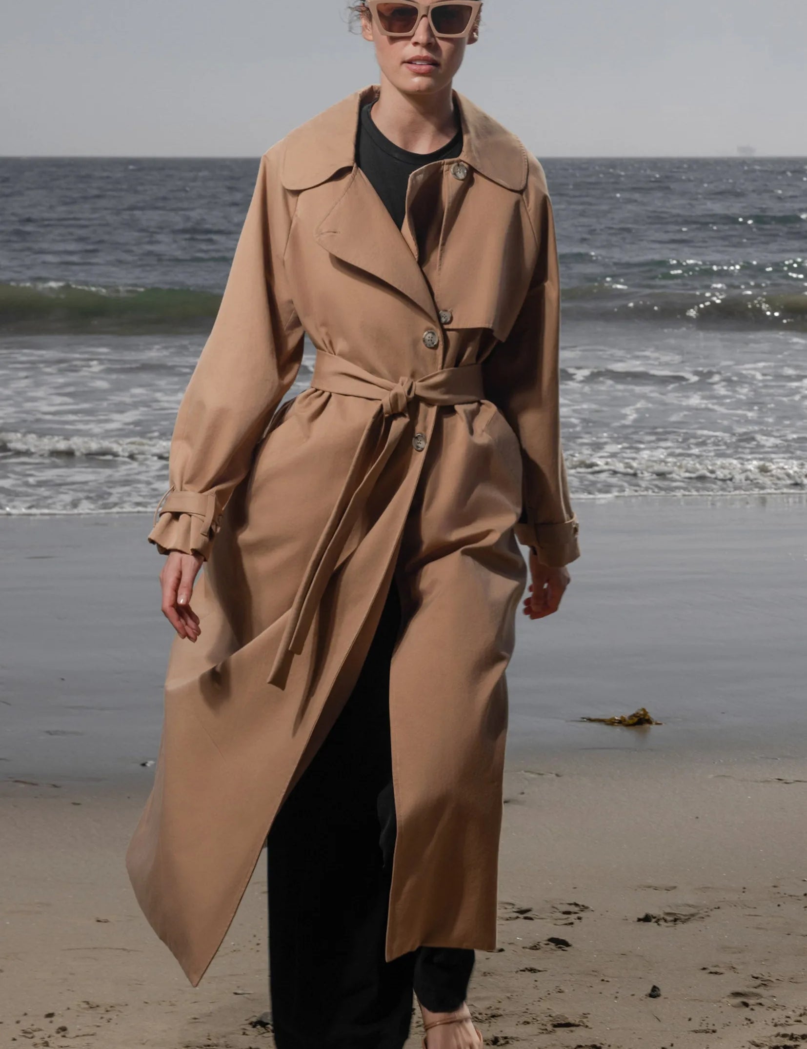 Fog Coat - Caramel Trench - Heidi Merrick