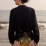 Neptune Bottom - Black & Gold - Heidi Merrick