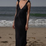 Grace Slip Dress - Noir - Heidi Merrick