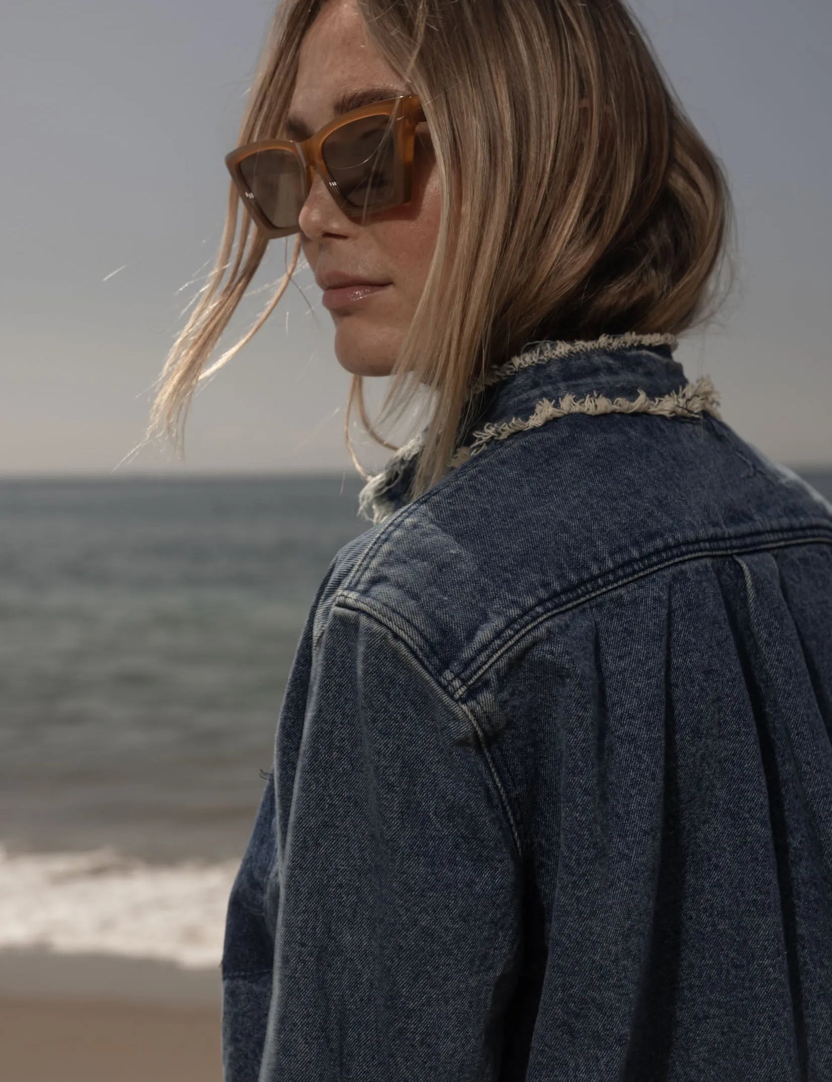 Lisi Top - Denim - Heidi Merrick