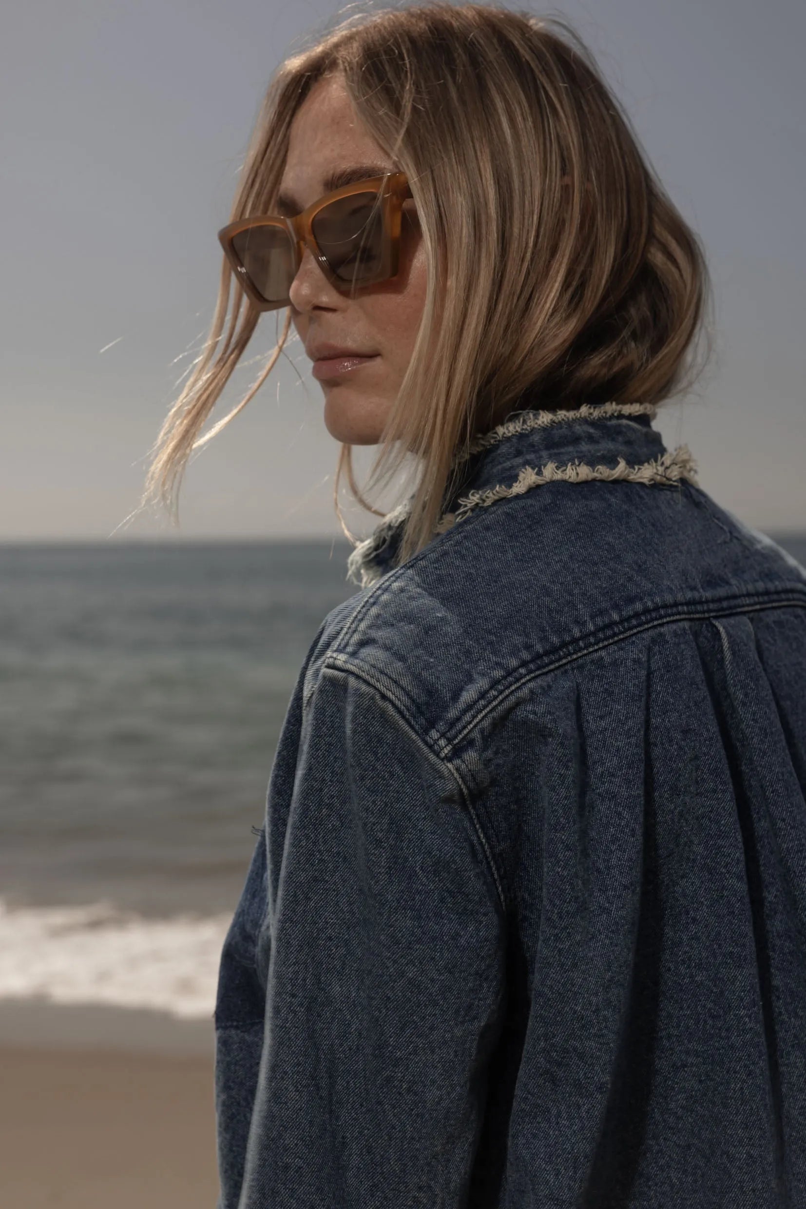 Lisi Top - Denim - Heidi Merrick