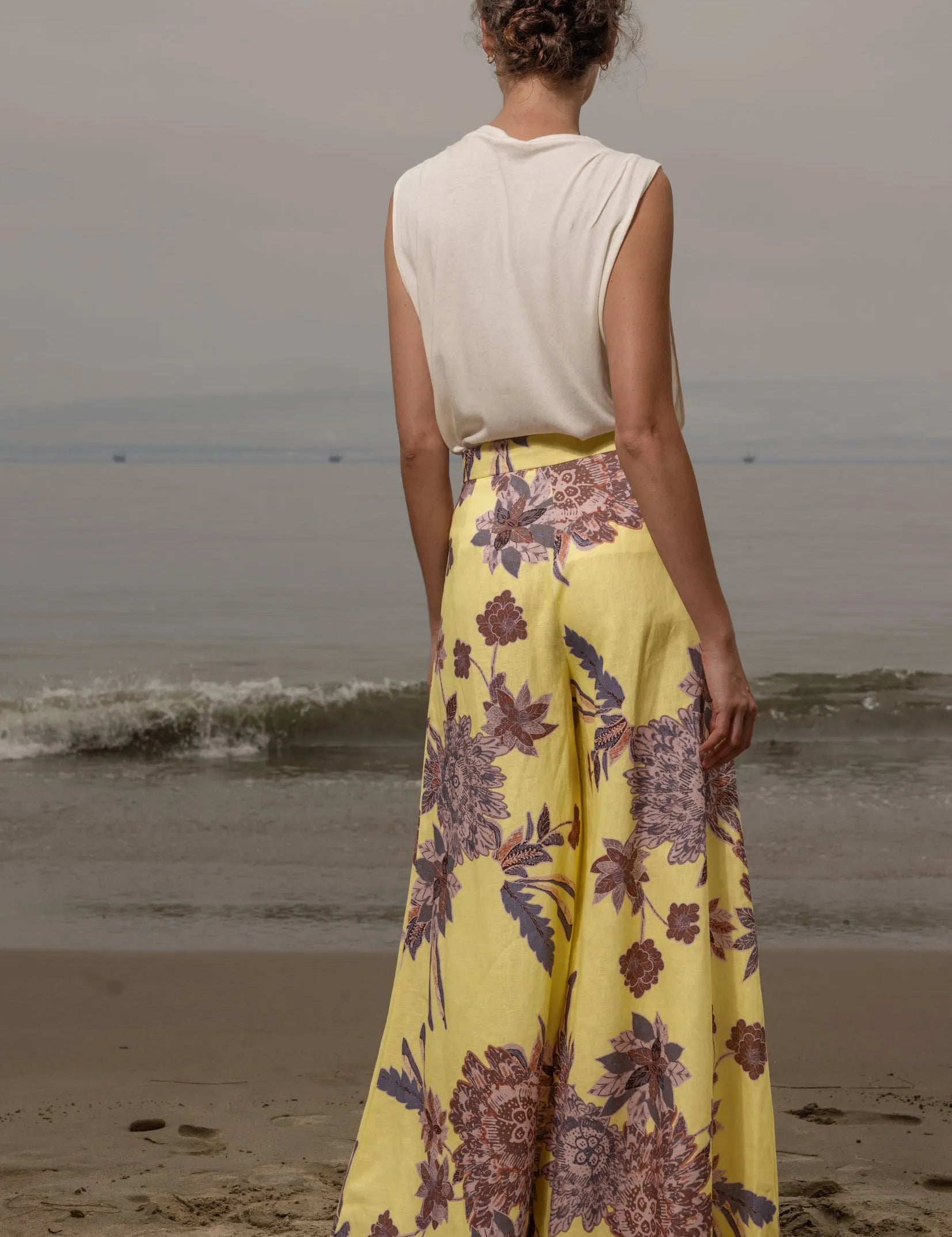 Flareup Trouser - Yellow Batik - Heidi Merrick