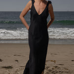 Grace Slip Dress - Noir - Heidi Merrick
