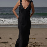Grace Slip Dress - Noir - Heidi Merrick