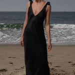 Grace Slip Dress - Noir - Heidi Merrick