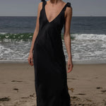 Grace Slip Dress - Noir - Heidi Merrick