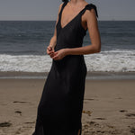 Grace Slip Dress - Noir - Heidi Merrick