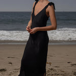 Grace Slip Dress - Noir - Heidi Merrick