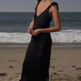 Grace Slip Dress - Noir - Heidi Merrick