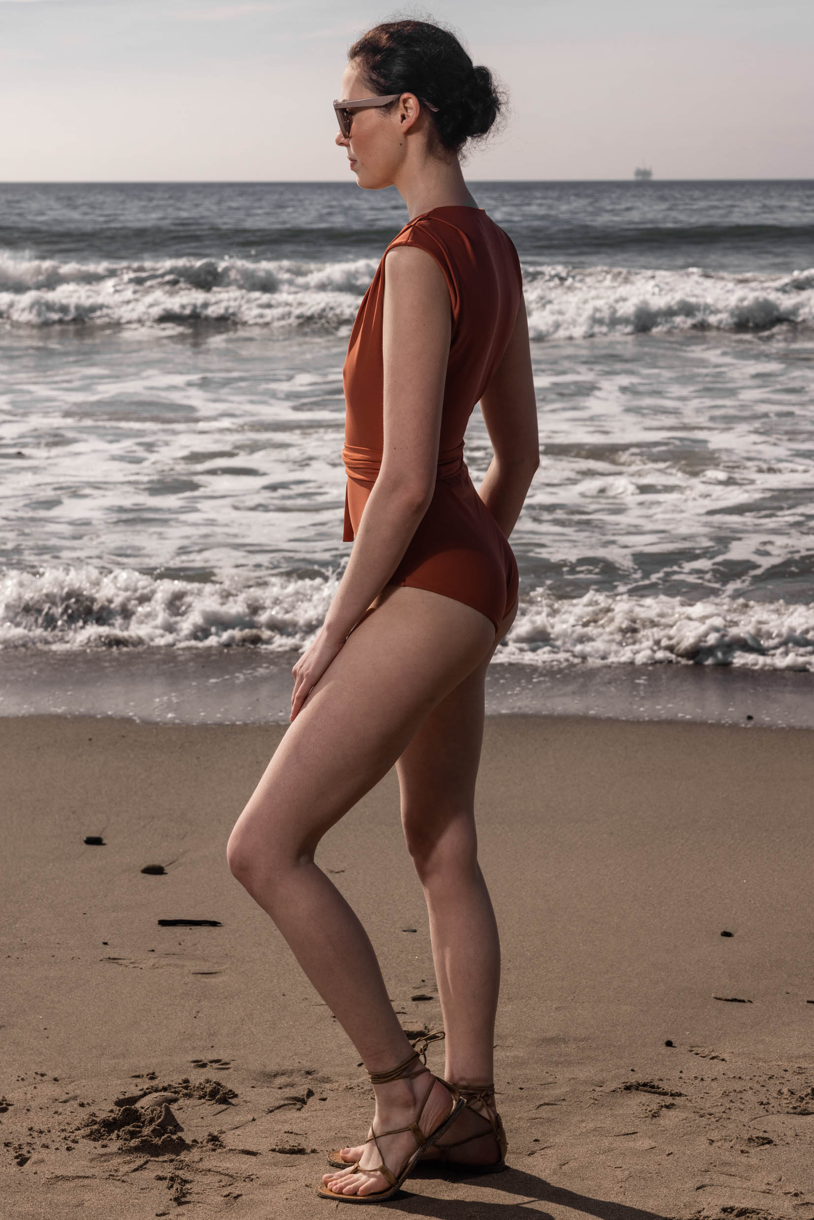 CAMELIA SUIT - RUST - Heidi Merrick