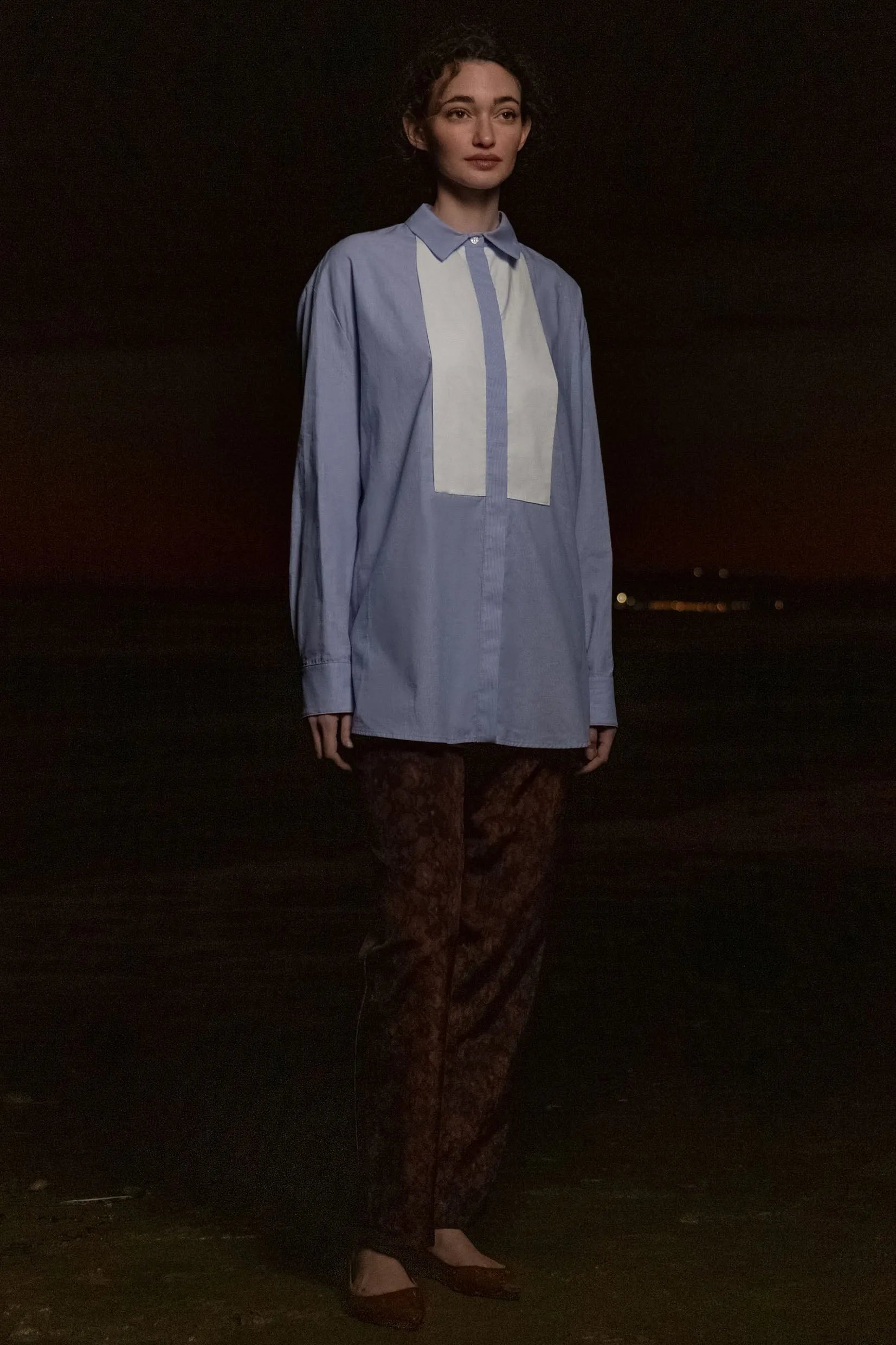 Tux Top - Stripe Cotton - Heidi Merrick