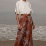Flareup Trouser - Orange Batik - Heidi Merrick