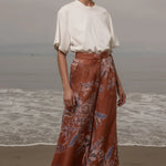 Flareup Trouser - Orange Batik - Heidi Merrick