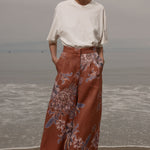 Flareup Trouser - Orange Batik - Heidi Merrick
