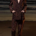 Bruno Pant - Candlelit Lace Moire - Heidi Merrick