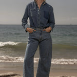 Lisi Top - Denim - Heidi Merrick