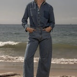 Lisi Top - Denim - Heidi Merrick