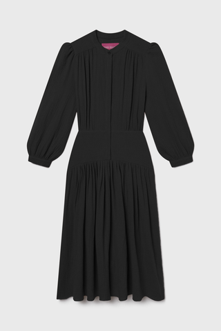 Barcelona Dress - Black Gauze - Heidi Merrick