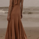 Windsor Gown - Blush Silk Noil - Heidi Merrick