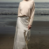 Gale Skirt - Champagne Moire - Heidi Merrick