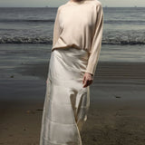 Gale Skirt - Champagne Moire - Heidi Merrick