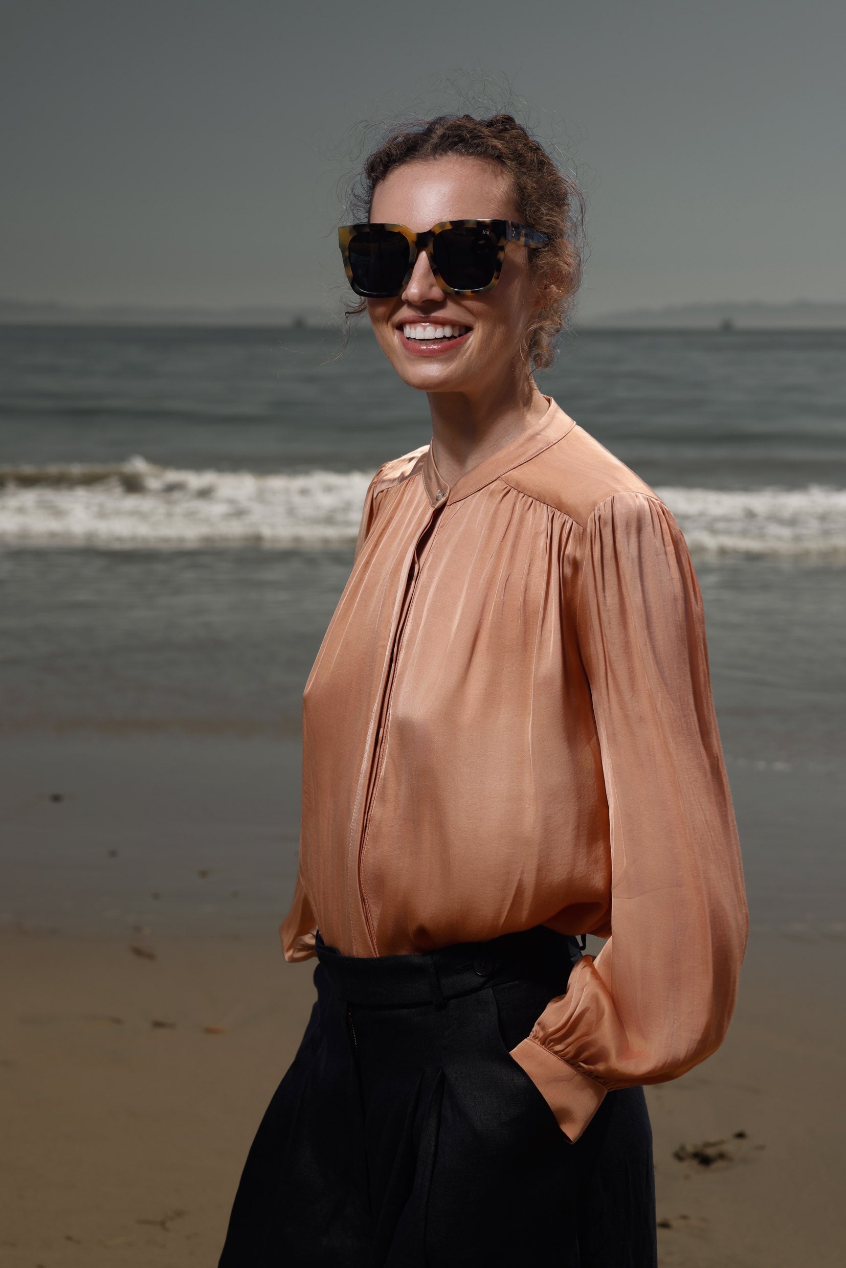 Farah Blouse - Toast - Heidi Merrick