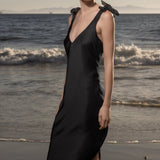 Marion Slip Dress - Black - Heidi Merrick
