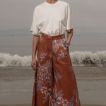 Flareup Trouser - Orange Batik - Heidi Merrick