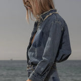 Lisi Top - Denim - Heidi Merrick