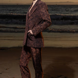 Mars Blazer - Candlelit Lace Moire - Heidi Merrick