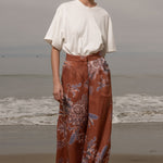 Flareup Trouser - Orange Batik - Heidi Merrick