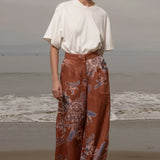 Flareup Trouser - Orange Batik - Heidi Merrick