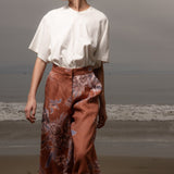 Flareup Trouser - Orange Batik - Heidi Merrick