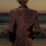 Mars Blazer - Candlelit Lace Moire - Heidi Merrick